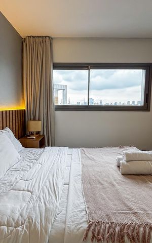 Apartamento para alugar com 39m², 1 quarto e 1 vaga
