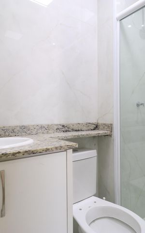 Apartamento à venda com 58m², 2 quartos e 2 vagasBanheiro Social