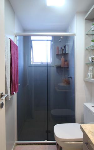 Apartamento para alugar com 57m², 2 quartos e 1 vagaBanheiro