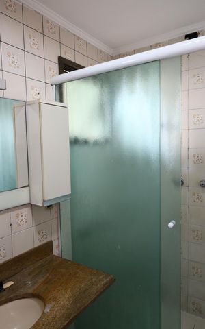 Apartamento para alugar com 100m², 3 quartos e 1 vagaBanheiro da Suíte 1