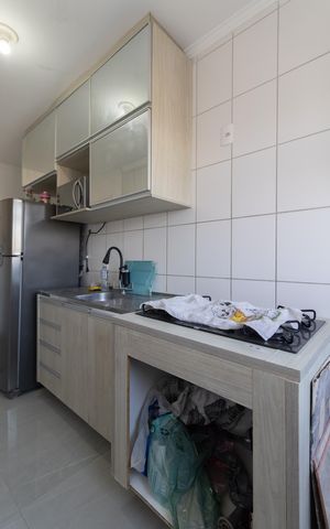 Apartamento para alugar com 43m², 2 quartos e sem vaga Apartamento para alugar com 43m², 2 quartos e sem vagaCozinha e Área de Serviço