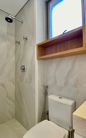 Apartamento para alugar com 186m², 3 quartos e 2 vagas Apartamento para alugar com 186m², 3 quartos e 2 vagasBanheiro 1