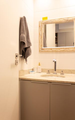 Studio à venda com 25m², 1 quarto e sem vaga Studio à venda com 25m², 1 quarto e sem vagaBanheiro