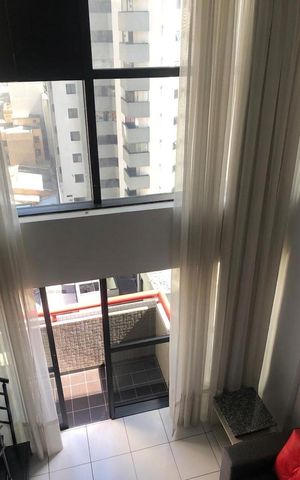 Studio para alugar com 61m², 1 quarto e 1 vaga Studio para alugar com 61m², 1 quarto e 1 vagaSala