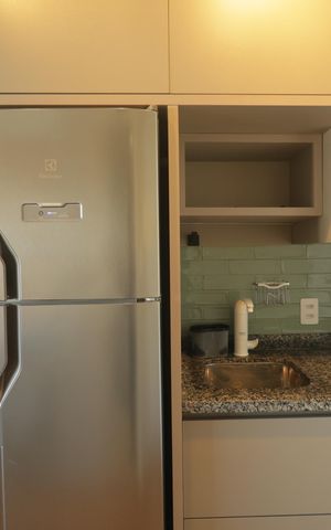 Studio à venda com 25m², 1 quarto e sem vagaCozinha