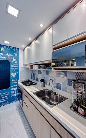 Apartamento à venda com 69m², 2 quartos e 1 vagaCozinha