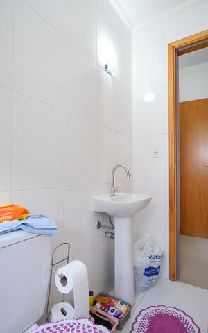 Apartamento à venda com 77m², 2 quartos e 1 vagaBanheiro da suíte