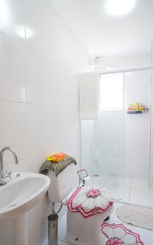 Apartamento à venda com 77m², 2 quartos e 1 vagaBanheiro