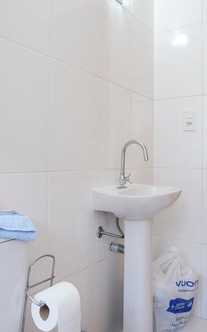 Apartamento à venda com 77m², 2 quartos e 1 vagaBanheiro da suíte