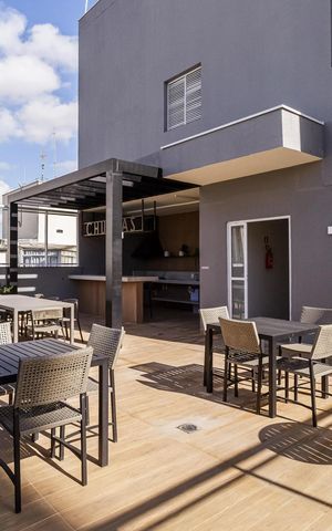 Apartamento à venda com 30m², 1 quarto e sem vaga Apartamento à venda com 30m², 1 quarto e sem vagaÁrea comum - Churrasqueira