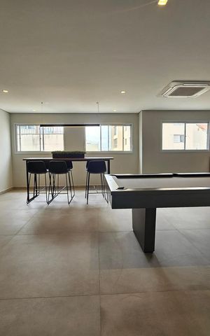 Apartamento à venda com 30m², 1 quarto e sem vaga Apartamento à venda com 30m², 1 quarto e sem vagaÁrea comum - Sala de Jogos