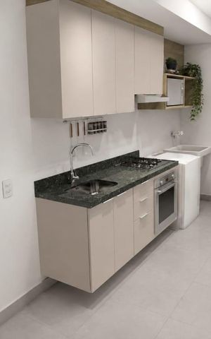 Apartamento à venda com 34m², 2 quartos e sem vagaModelo projeto