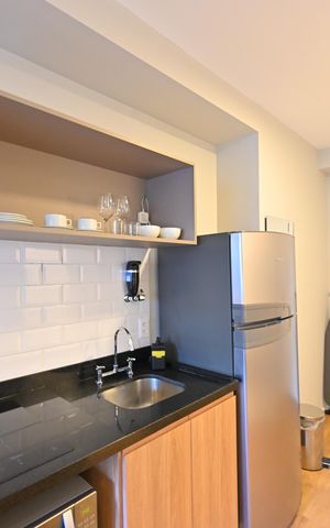 Studio para alugar com 28m², 1 quarto e sem vagaCozinha