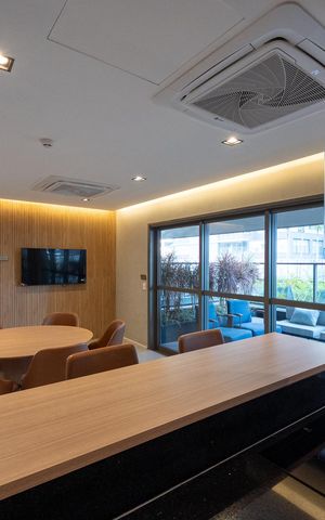 Studio para alugar com 28m², 1 quarto e sem vaga Studio para alugar com 28m², 1 quarto e sem vagaSalão de Festas