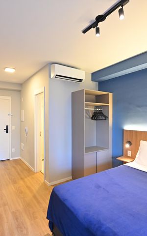 Studio para alugar com 28m², 1 quarto e sem vagaSala/Quarto