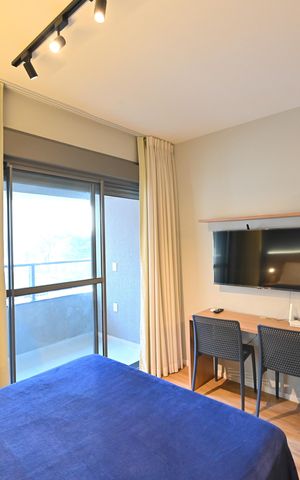 Studio para alugar com 28m², 1 quarto e sem vagaSala/Quarto