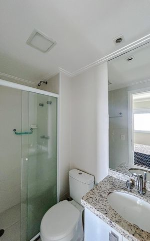 Apartamento para alugar com 45m², 1 quarto e 1 vagaBanheiro da Suíte