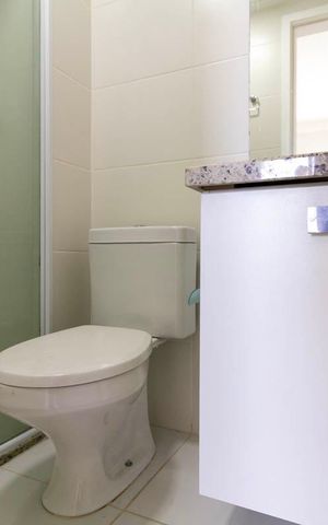 Apartamento para alugar com 45m², 1 quarto e 1 vaga Apartamento para alugar com 45m², 1 quarto e 1 vagaBanheiro
