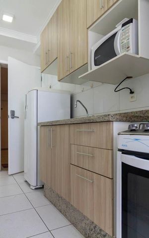Apartamento para alugar com 45m², 1 quarto e 1 vaga Apartamento para alugar com 45m², 1 quarto e 1 vagaCozinha e Área de Serviço