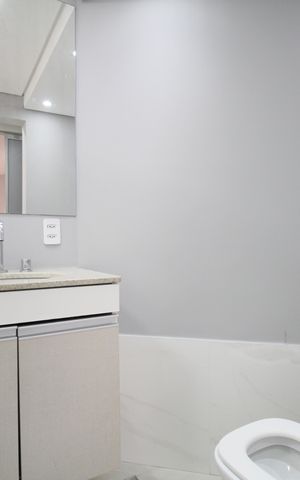 Apartamento para alugar com 117m², 3 quartos e 2 vagasBanheiro da Suíte 1
