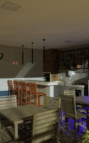 Apartamento para alugar com 51m², 2 quartos e 1 vagaÁrea comum - Salão de festas