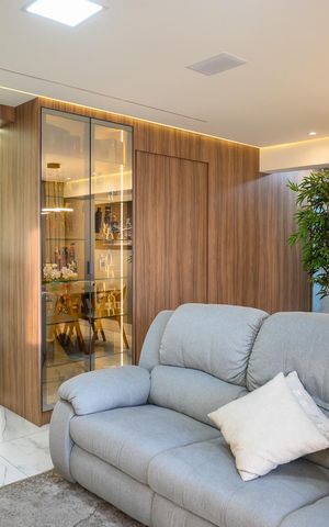 Apartamento à venda com 72m², 1 quarto e 2 vagas Apartamento à venda com 72m², 1 quarto e 2 vagasSala