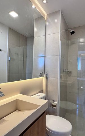 Apartamento para alugar com 49m², 2 quartos e 1 vaga Apartamento para alugar com 49m², 2 quartos e 1 vagaBanheiro Social