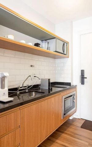 Apartamento para alugar com 28m², 1 quarto e sem vaga Apartamento para alugar com 28m², 1 quarto e sem vagaCozinha