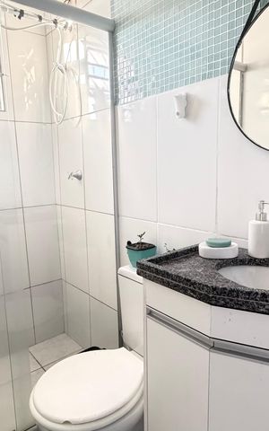 Apartamento à venda com 55m², 2 quartos e 1 vaga Apartamento à venda com 55m², 2 quartos e 1 vagaBanheiro