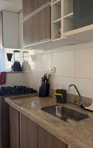 Apartamento para alugar com 58m², 2 quartos e 1 vagaCozinha e Área de Serviço