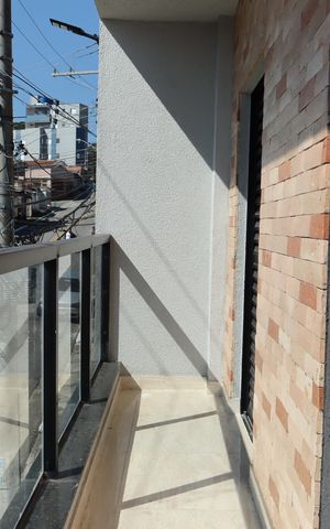 Apartamento para alugar com 52m², 2 quartos e sem vagaVaranda do Quarto 1