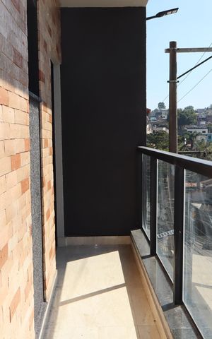 Apartamento para alugar com 52m², 2 quartos e sem vagaVaranda do Quarto 1