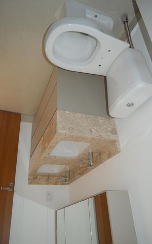 Apartamento para alugar com 111m², 3 quartos e 2 vagasBanheiro da Suíte 3