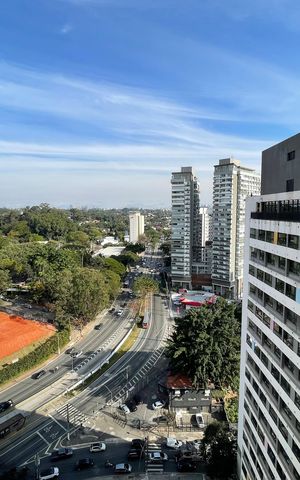 Apartamento para alugar com 33m², 1 quarto e 1 vaga Apartamento para alugar com 33m², 1 quarto e 1 vagaVista