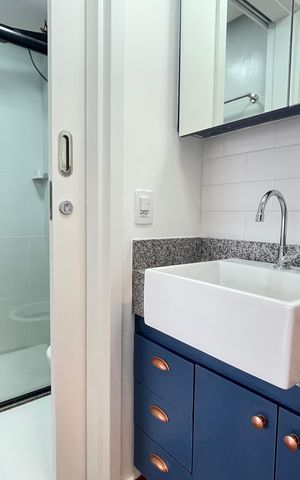 Apartamento para alugar com 33m², 1 quarto e 1 vaga Apartamento para alugar com 33m², 1 quarto e 1 vagaBanheiro