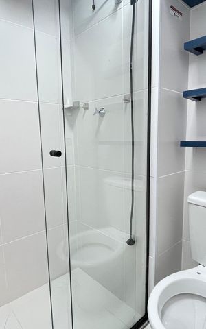 Apartamento para alugar com 33m², 1 quarto e 1 vaga Apartamento para alugar com 33m², 1 quarto e 1 vagaBanheiro