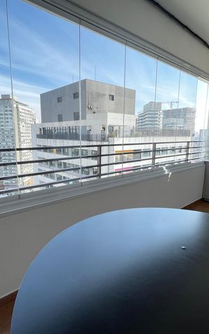 Apartamento para alugar com 33m², 1 quarto e 1 vaga Apartamento para alugar com 33m², 1 quarto e 1 vagaVaranda