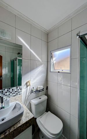 Casa à venda com 155m², 3 quartos e 3 vagasBanheiro