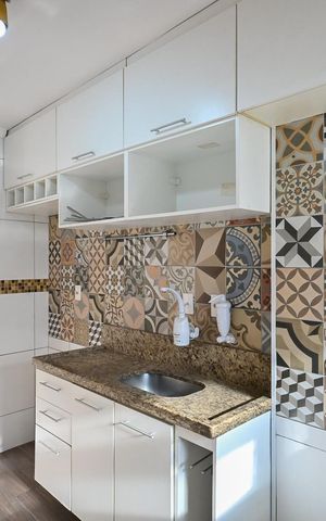 Apartamento à venda com 56m², 1 quarto e 1 vagaCozinha