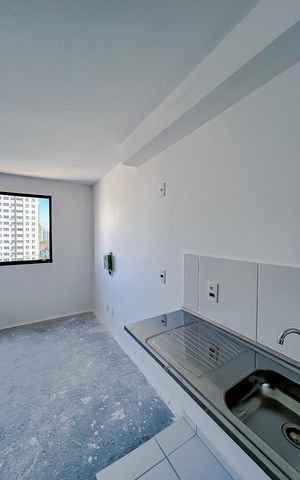 Studio à venda com 16m², 1 quarto e sem vagaCozinha