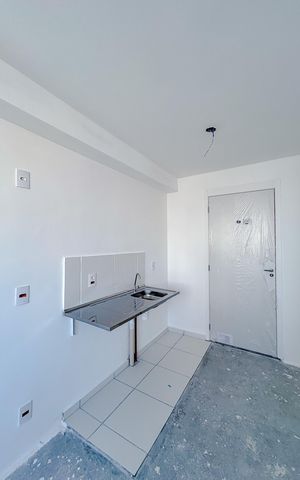 Studio à venda com 16m², 1 quarto e sem vagaCozinha