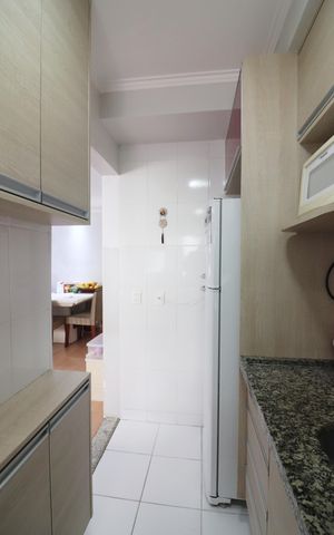 Apartamento à venda com 54m², 2 quartos e 1 vagaCozinha e Área de Serviço