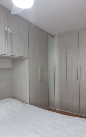 Apartamento à venda com 54m², 2 quartos e 1 vagaQuarto 1
