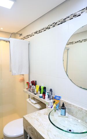 Apartamento à venda com 163m², 2 quartos e 3 vagasBanheiro 