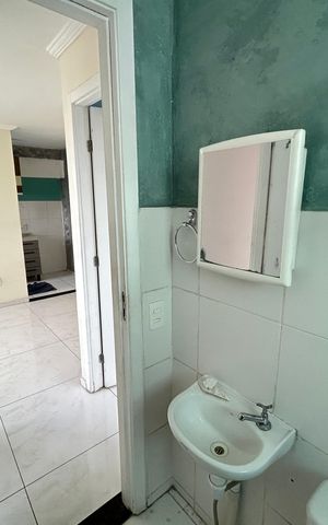 Apartamento para alugar com 40m², 2 quartos e 1 vagaBanheiro social
