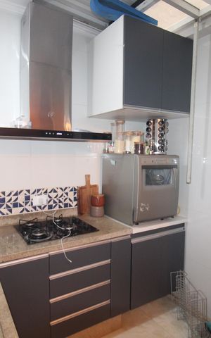 Casa de condomínio para alugar com 79m², 2 quartos e 1 vagaCozinha