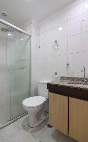 Apartamento para alugar com 55m², 2 quartos e 1 vagaBanheiro Social
