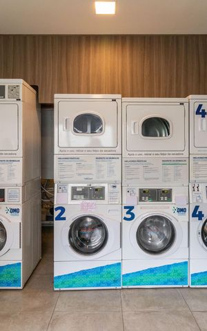 Studio para alugar com 31m², 1 quarto e 1 vaga Studio para alugar com 31m², 1 quarto e 1 vagaLavanderia