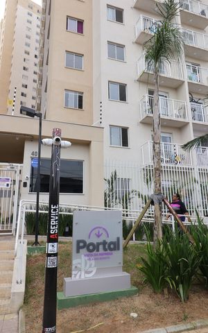 Apartamento para alugar com 33m², 2 quartos e sem vagaFachada e portaria