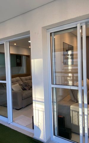 Apartamento à venda com 91m², 3 quartos e 2 vagas Apartamento à venda com 91m², 3 quartos e 2 vagasVaranda do quarto
